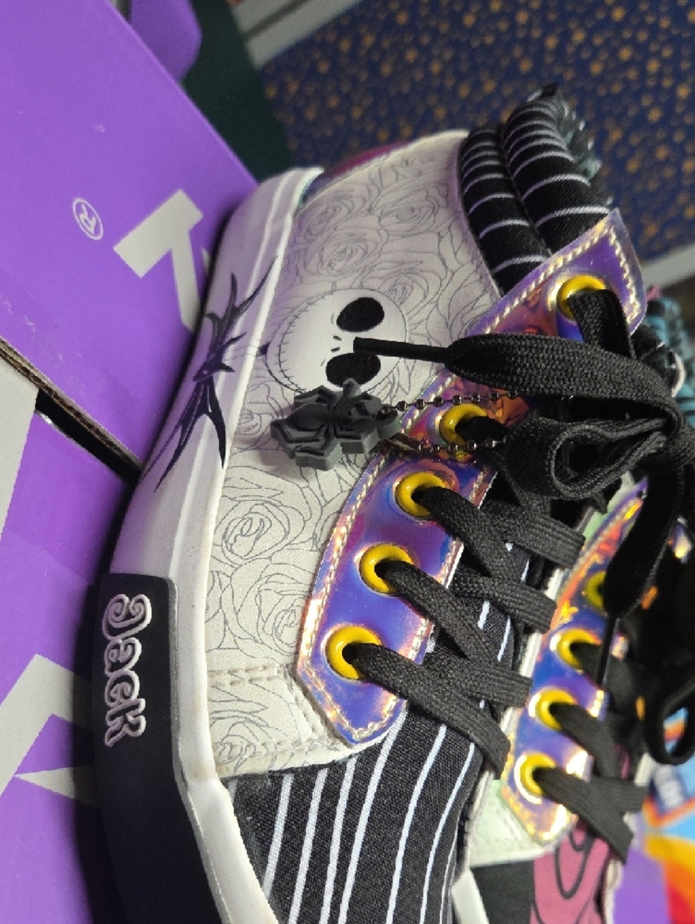The Nightmare Skate High-Top Kids Shoes in Multicolor - Platform Style - Picture 6 of 9
